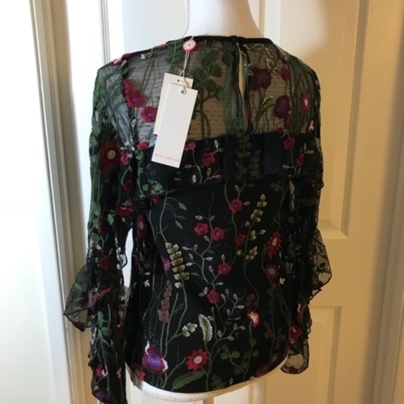 Red Carter Brianne Top (Blk/Multi) - Picture 5 of 6